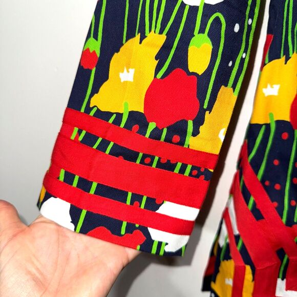 Elizabeth McKay New York Cotton Blend Tunic In Tulip Print - Multi M - Picture 3 of 7